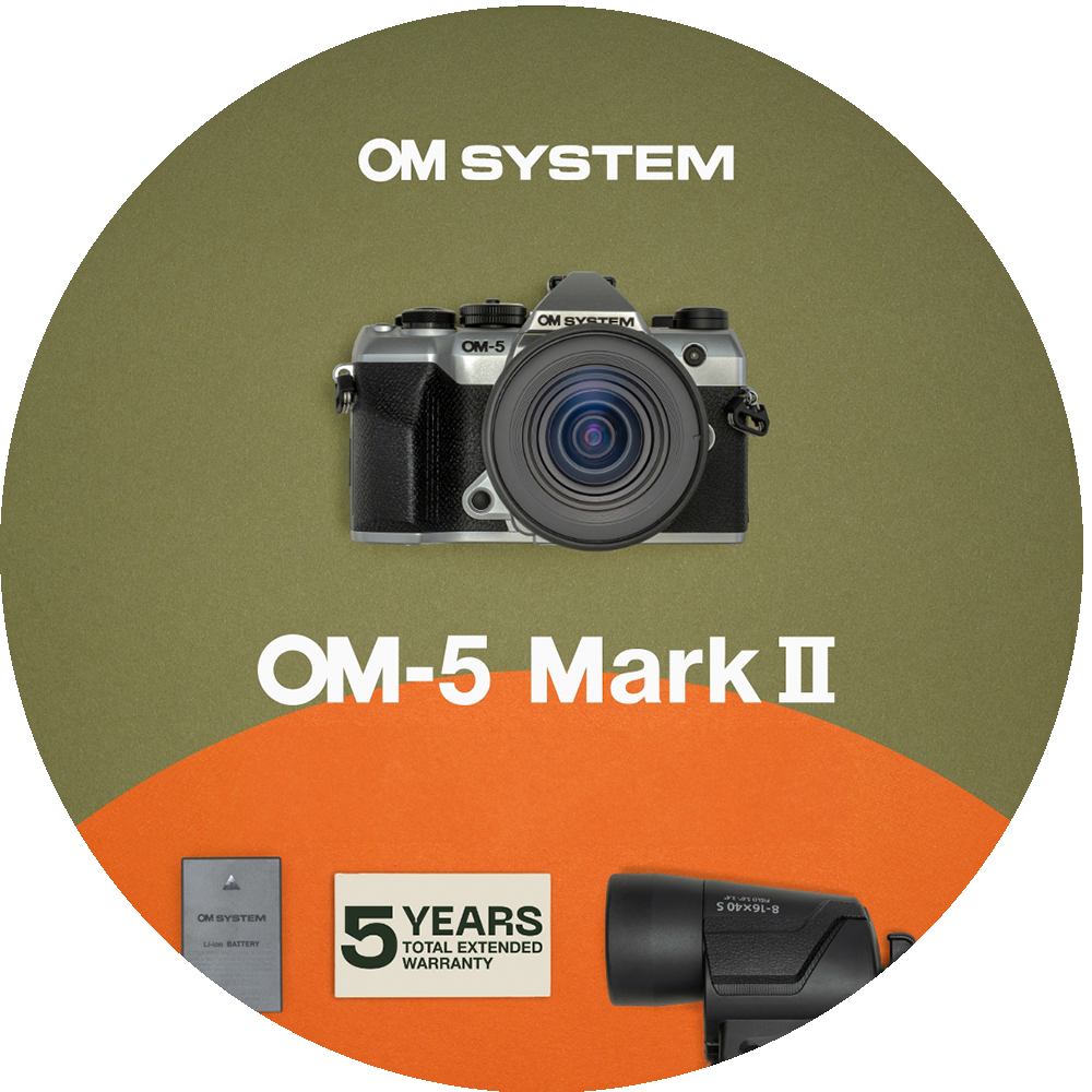 OM SYSTEM OM-5 Mark II + M.Zuiko 12-45/4 Pro -systemkamera, svart