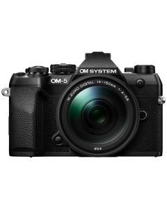 OM SYSTEM OM-5 Mark II + M.Zuiko 14-150/4-5.6 ED II -systemkamera, svart