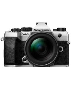 OM SYSTEM OM-5 Mark II + M.Zuiko 12-45/4 Pro -systemkamera, silver