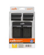 Jupio Value Pack: 2x EN-EL15C 2100mAh + USB Dual Charger Batteri/laddare set