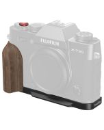 SmallRig 5666 L-Shaped Plate with Wooden Handle, black (Fuji X-T30/II/III)