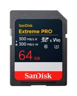 SanDisk Extreme Pro SDXC V90 UHS-II 64GB 300MB/s -minneskort