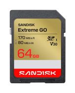SanDisk Extreme GO SDXC V30 64GB 170MB/s -minneskort