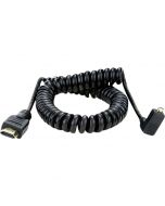 Atomos Coiled Right Angle Micro HDMI - HDMI Kabel, 50cm