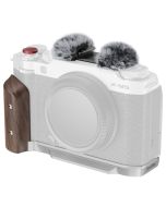 SmallRig 5261 L-Shape Mount Plate with Wooden Handle, silver (Fujifilm X-M5)