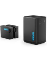 GoPro Dual Battery Charger Kit -laddare + 2x Enduro Batteri (Hero 13 Black)