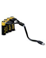 Aqiila AA Rechargeable USB-C Batteries, 4 st