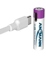 Ansmann AAA Rechargeable USB-C Batteries, 4 st
