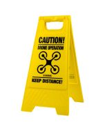 Caruba Drone Warning Sign