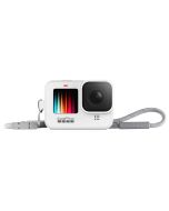 GoPro Sleeve + Lanyard, vit (Hero 9/10/11/12)