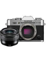 Fujifilm X-T30 III + XC 15-45/3.5-5.6 OIS PZ -systemkamera, silver