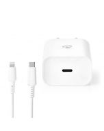 Nedis WCPDL20W112WT laddare (Lightning + USB-C)