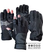 Vallerret Milford Fleece Glove S -fotohandskar, svart