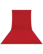 Westcott Wrinkle-Resistant Backdrop Bakgrund 2.7 x 6.1m, Scarlet Red
