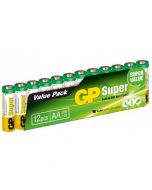 GP Super AA Alkaline Battery 15A/LR6, 12-Pack