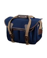 Billingham 335 MKII -kameraväska, navy canvas/chocolate