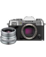 Fujifilm X-T50 + XF 16/2.8 R WR -systemkamera, silver
