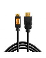 Tether Tools TetherPro HDMI Mini to HDMI 4.6m -kabel, svart