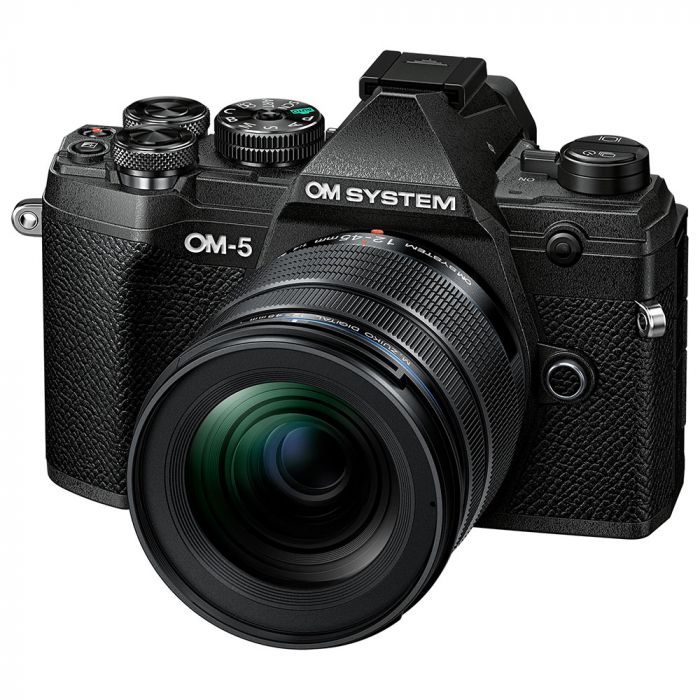 OM SYSTEM OM-5 + M.Zuiko 12-45/4 Pro systemkamera, svart