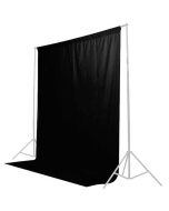 Caruba Backdrop Fabric Bakgrund 2x3m, svart