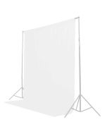 Caruba Backdrop Fabric Bakgrund 2x3m, vit